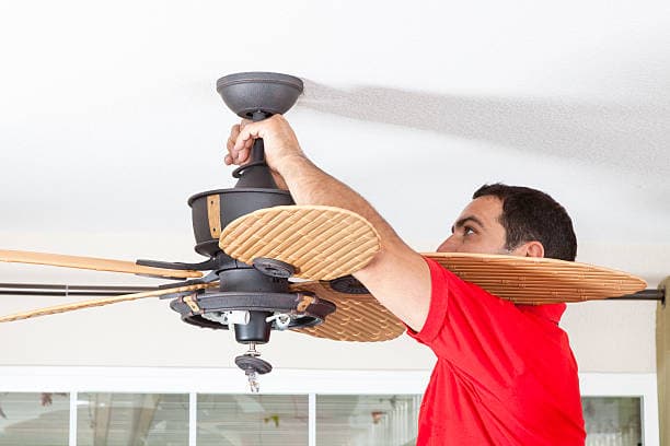 Fan repair — Home repairs